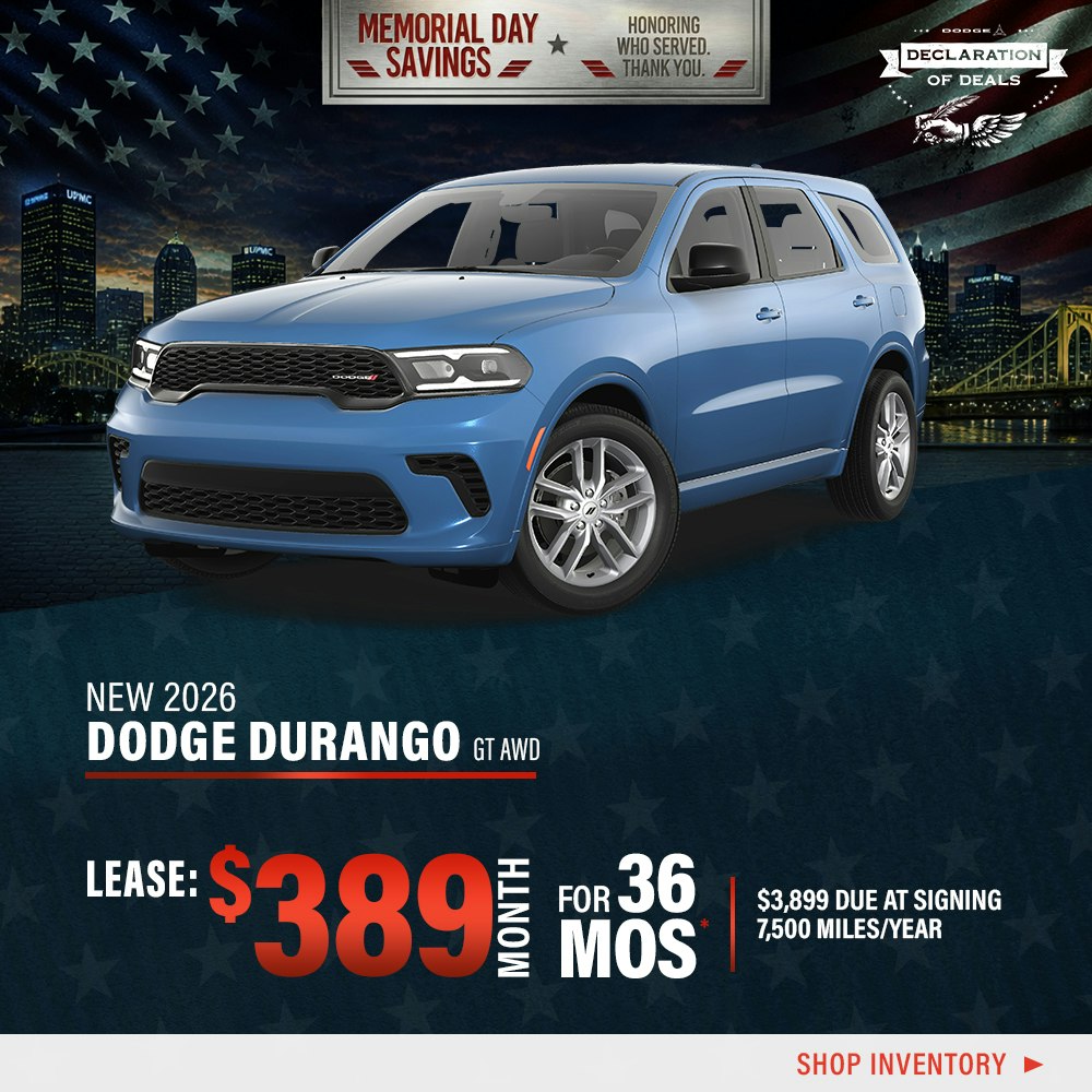 New 2026 Dodge Durango GT AWD