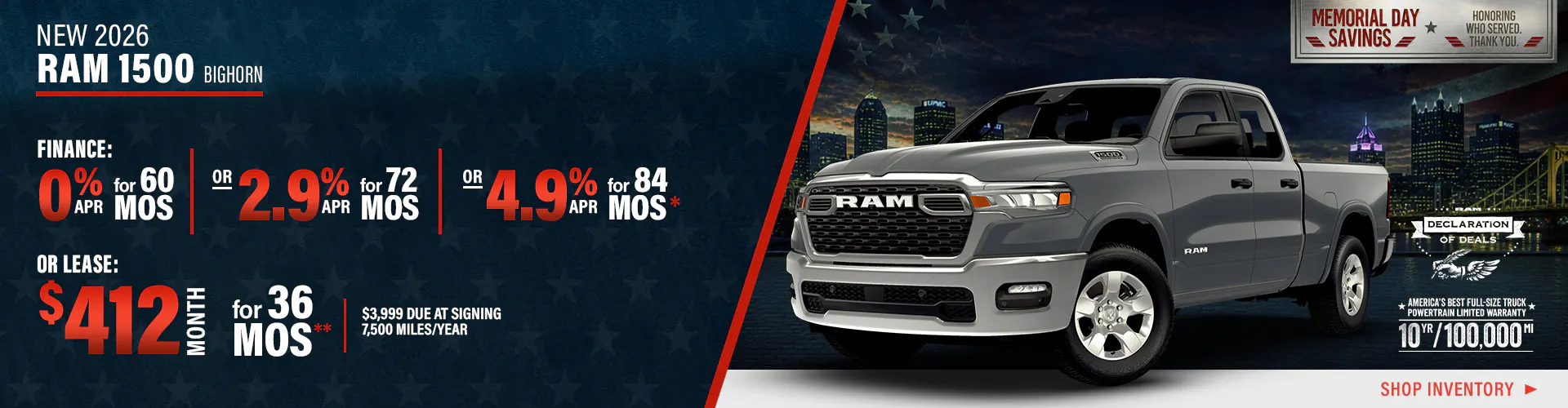New 2026 Ram 1500 Bighorn
