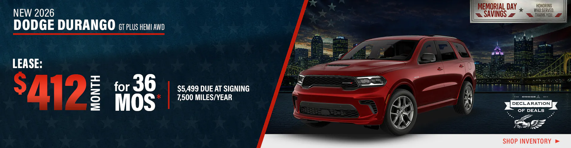 New 2026 Dodge Durango GT Plus Hemi AWD