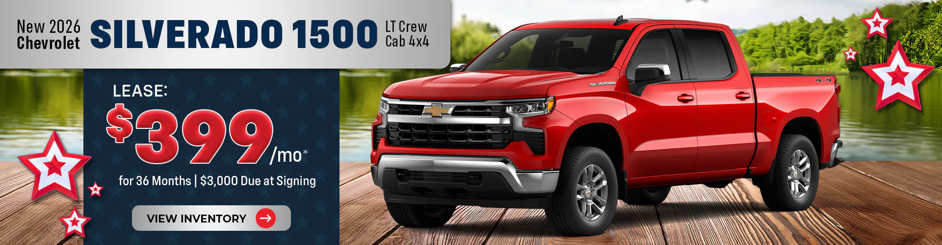 New 2026 Chevrolet Silverado 1500 LT Crew Cab 4X4