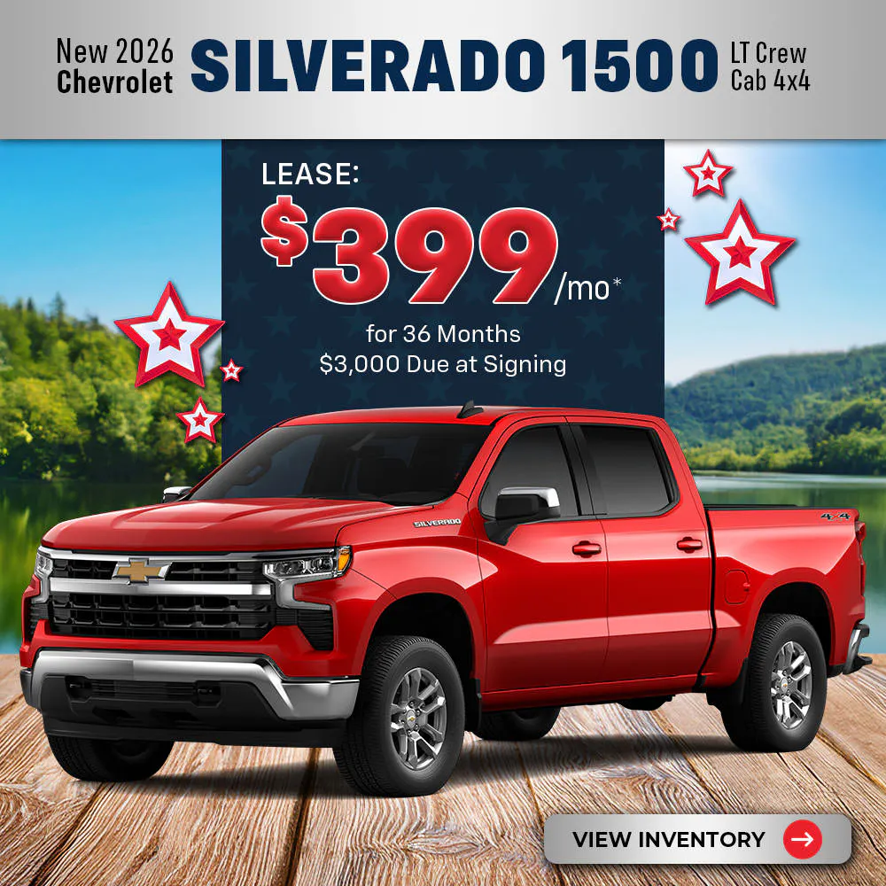 New 2026 Chevrolet Silverado 1500 LT Crew Cab 4X4