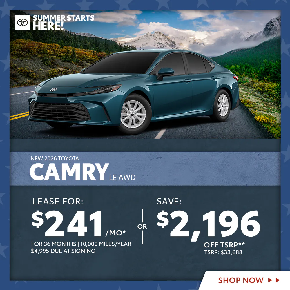 New 2026 Toyota Camry LE AWD