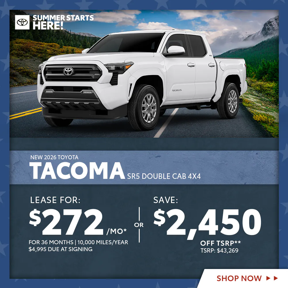 New 2026 Toyota Tacoma SR5 Double Cab 4X4