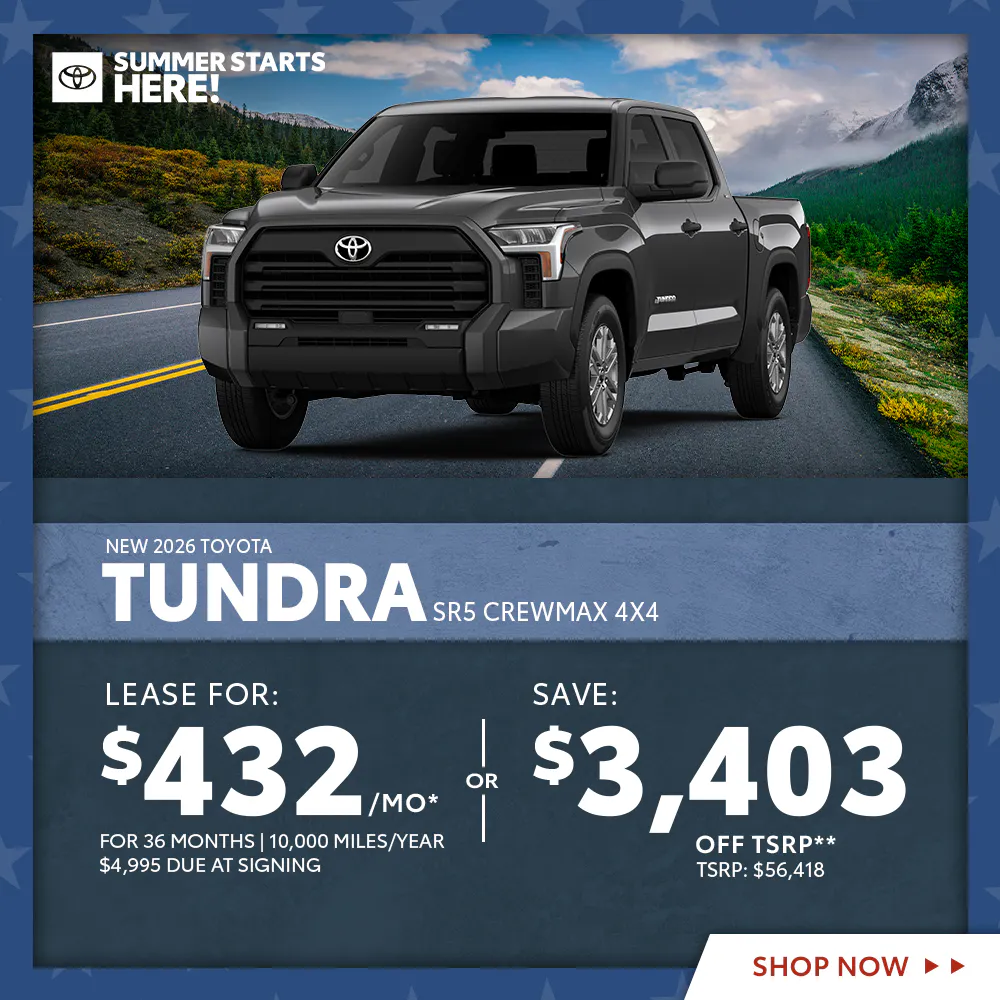 New 2026 Toyota Tundra SR5 CrewMax 4X4