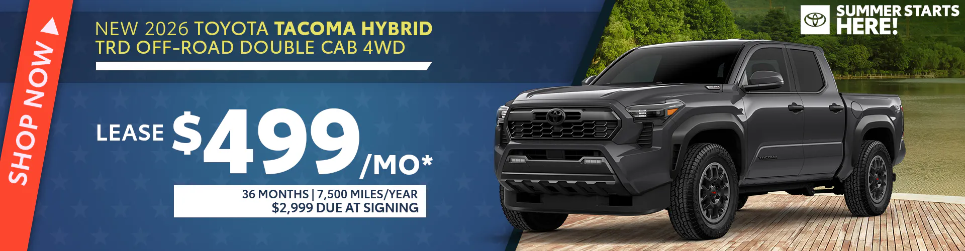 New 2026 Toyota Tacoma Hybrid TRD Off-Road Double Cab 4WD