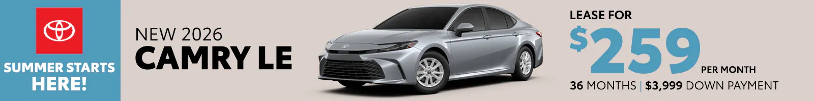 New 2026 Camry