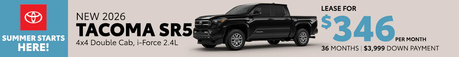 New 2026 Tacoma