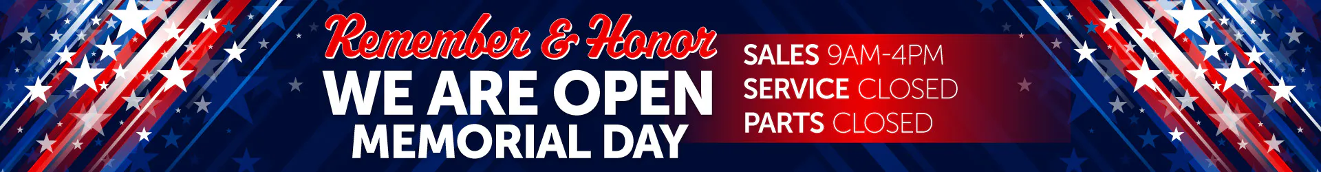 SAM – MEMORIAL DAY