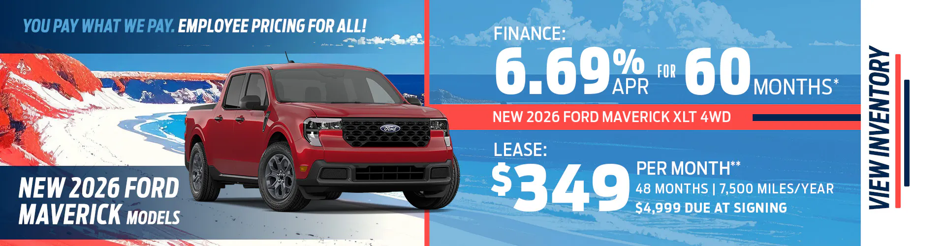 New 2026 Ford Maverick Models OR New 2026 Ford Maverick XLT 4WD