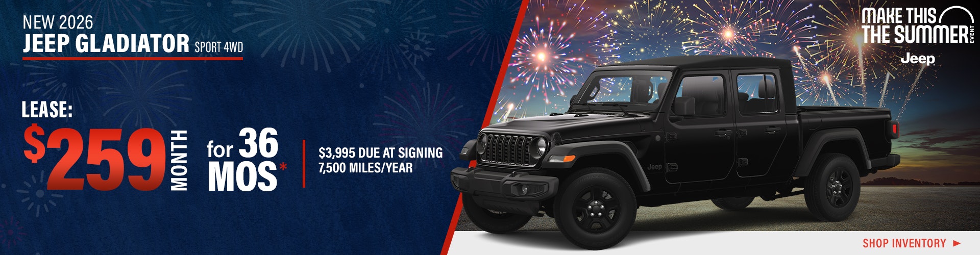 New 2026 Jeep Gladiator Sport 4WD