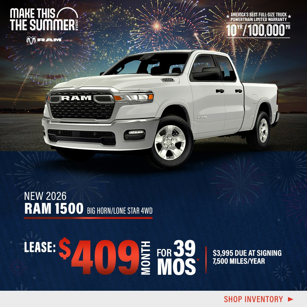 New 2026 RAM 1500 Big Horn/Lone Star 4WD