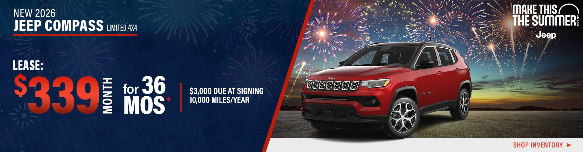 New 2026 Jeep Compass Limited 4X4