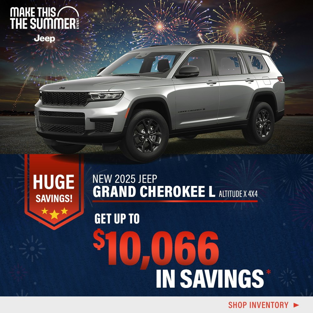 New 2025 Jeep Grand Cherokee L Altitude X 4X4