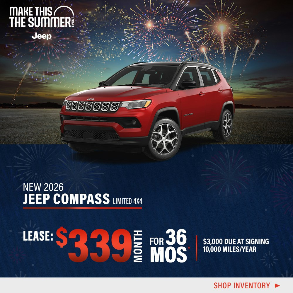 New 2026 Jeep Compass Limited 4X4