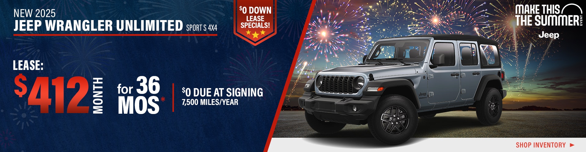 New 2026 Jeep Wrangler Unlimited Sport S 4X4