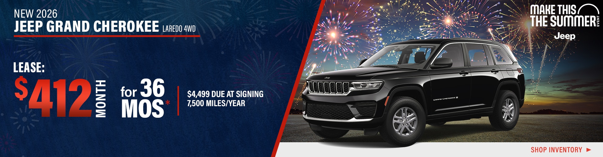 New 2026 Jeep Grand Cherokee Laredo 4WD