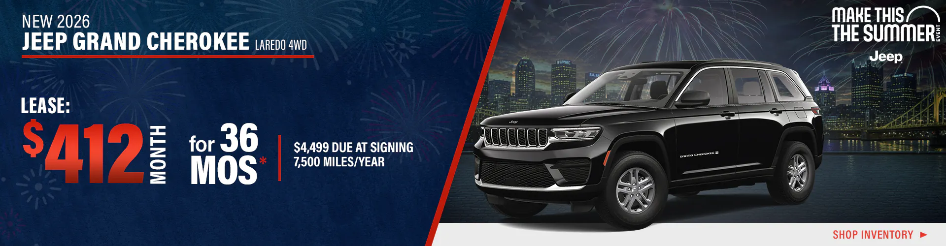 New 2026 Jeep Grand Cherokee Laredo 4WD
