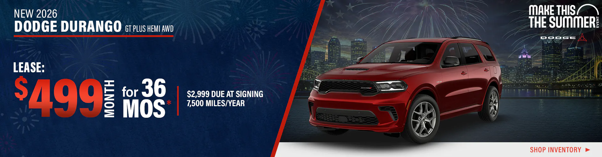 New 2026 Dodge Durango GT Plus Hemi AWD
