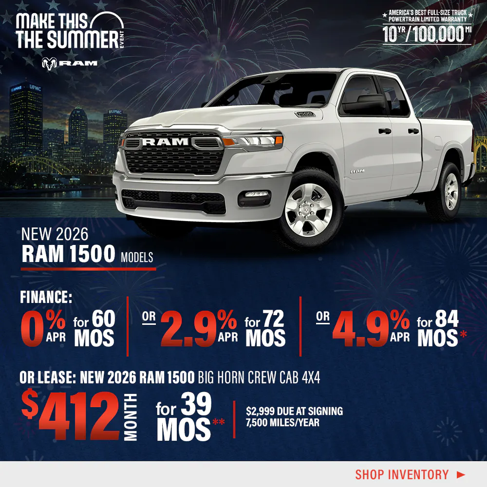 New 2026 Ram 1500 Models OR New 2026 Ram 1500 Big Horn Crew Cab 4X4