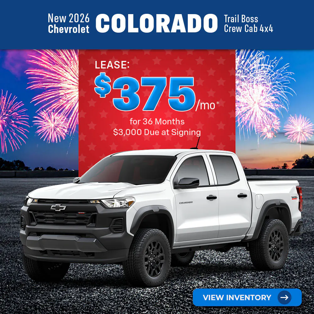 New 2026 Chevrolet Colorado Trail Boss Crew Cab 4X4