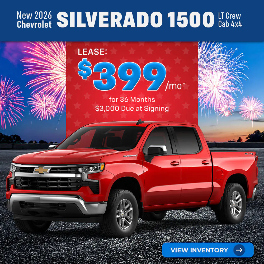 New 2026 Chevrolet Silverado 1500 LT Crew Cab 4X4