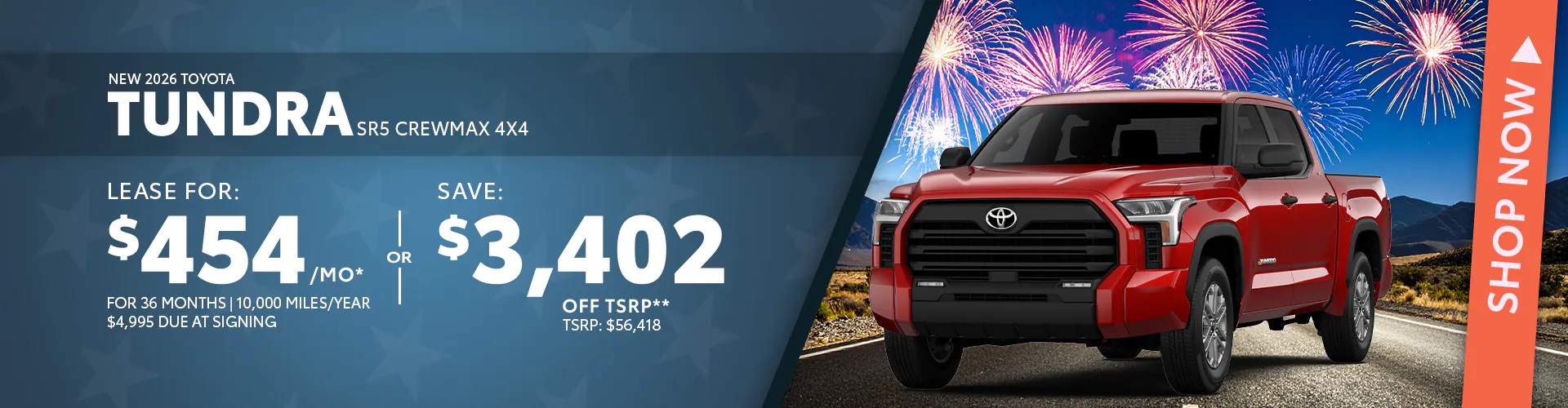 New 2026 Toyota Tundra SR5 CrewMax 4X4
