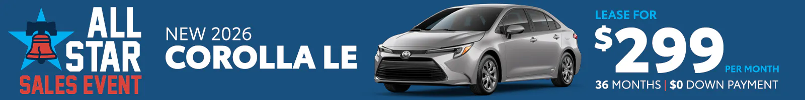 New 2026 Corolla