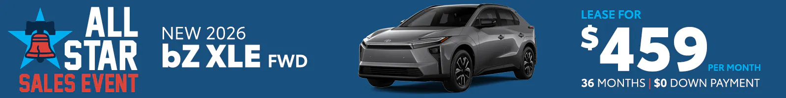 New 2026 bZ XLE