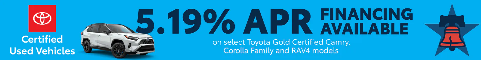 Certified Vehicle APR | Team Toyota of Princeton