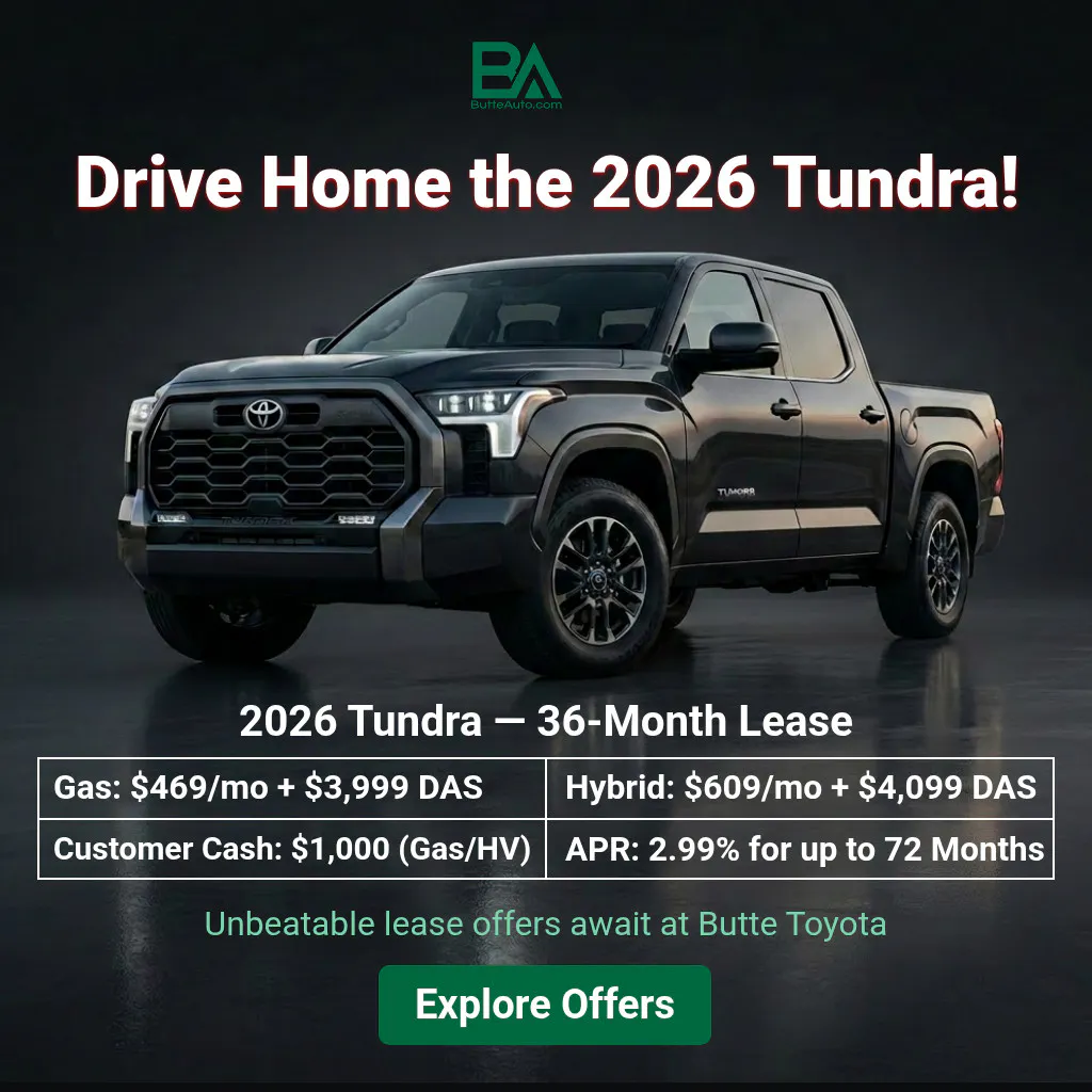 2026 Tundra — 36-Month Lease