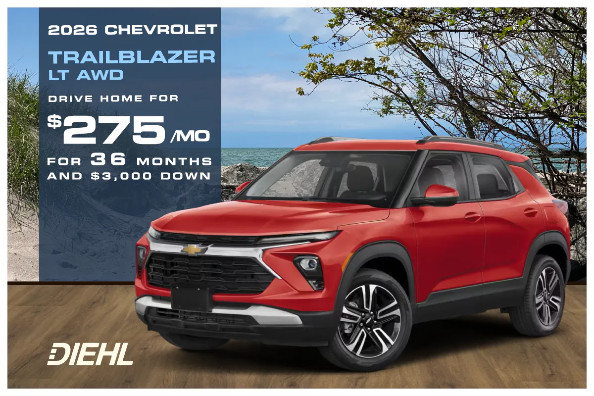 New 2026 Chevrolet Trailblazer LT AWD | Diehl Chevrolet of Hermitage
