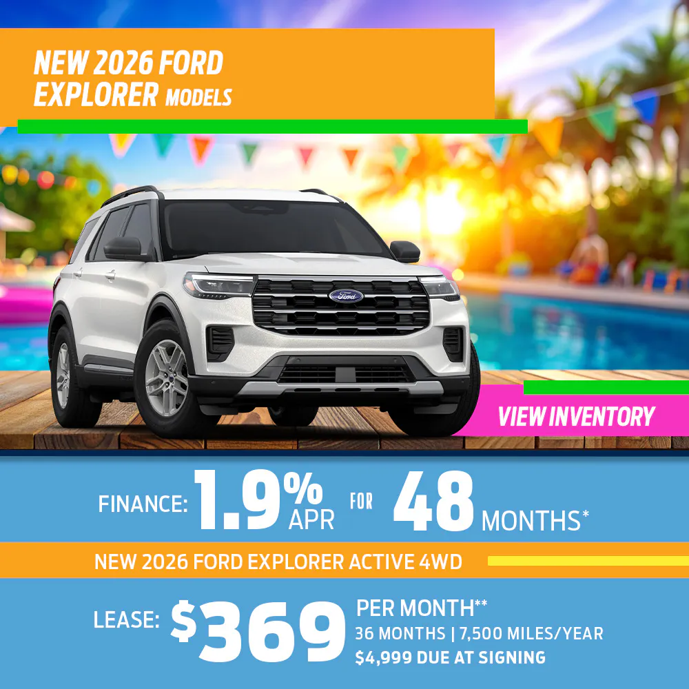 New 2026 Ford Explorer Models OR New 2026 Ford Explorer Active 4WD | Diehl Ford of Sharon