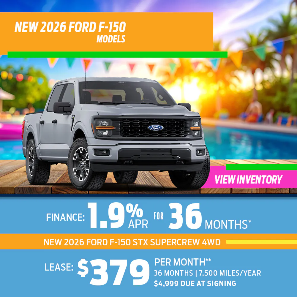 New 2026 Ford F-150 Models OR New 2026 Ford F-150 STX SuperCrew 4WD | Diehl Ford of Sharon