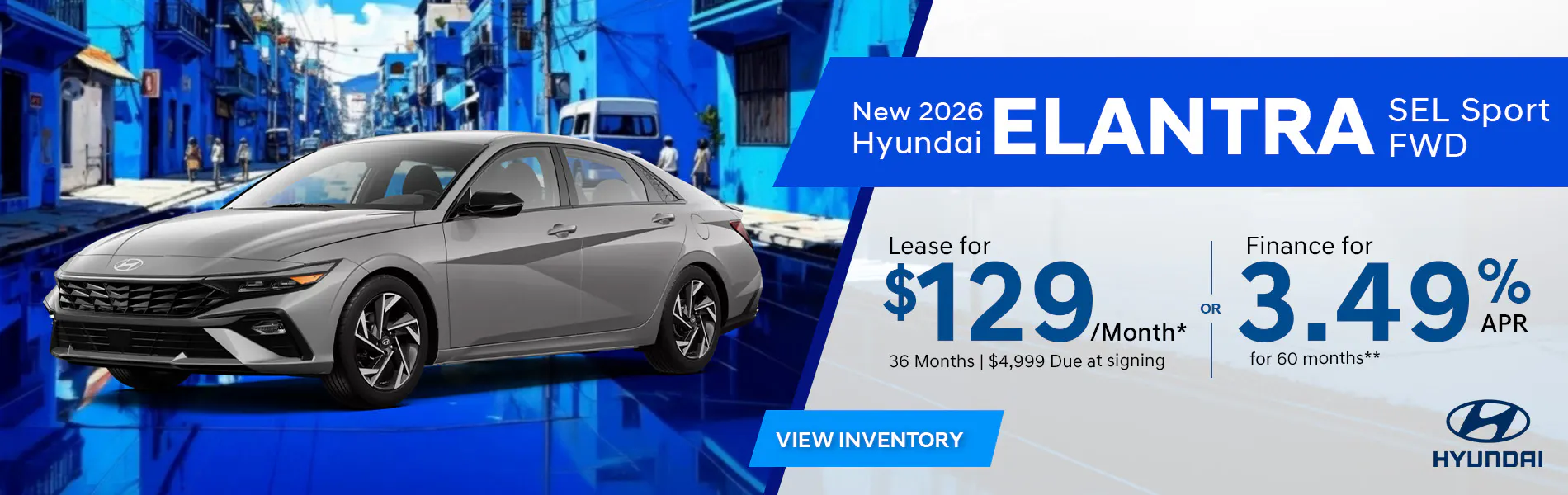 New 2026 Hyundai Elantra SEL Sport FWD