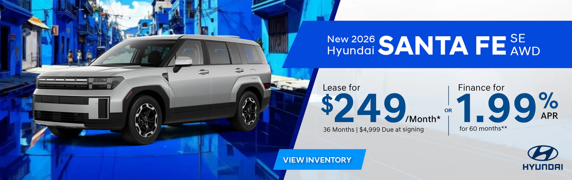 New 2026 Hyundai Santa Fe SE AWD