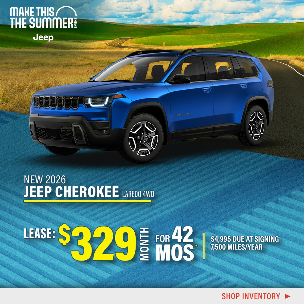 New 2026 Jeep Cherokee Laredo 4WD