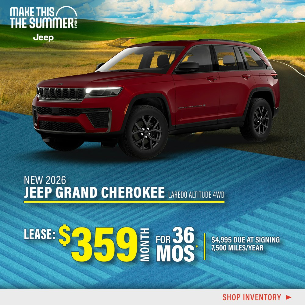 New 2026 Jeep Grand Cherokee Laredo Altitude 4WD | Diehl of Butler
