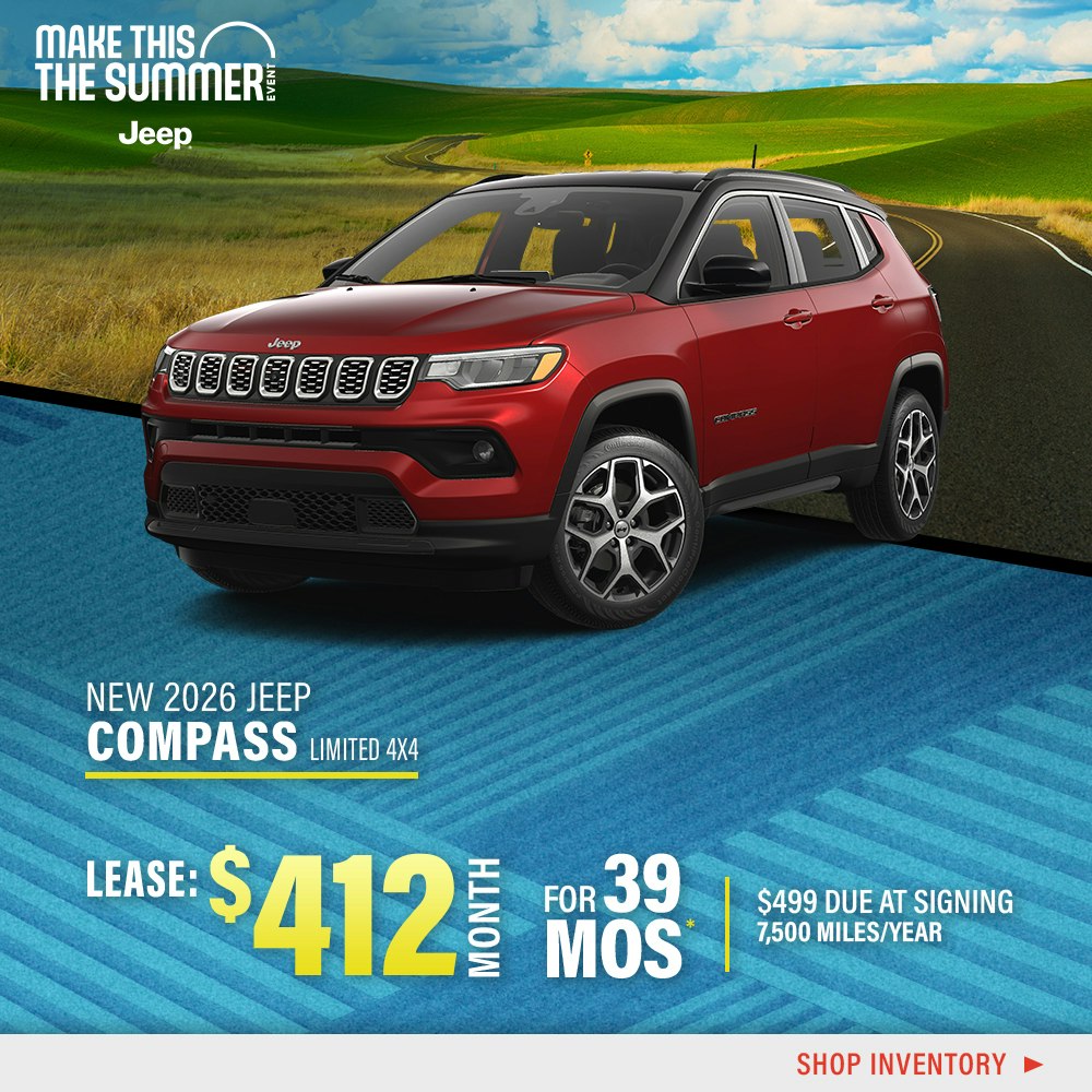 New 2026 Jeep Compass Limited 4X4