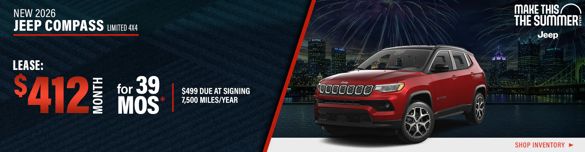 New 2026 Jeep Compass Limited 4X4