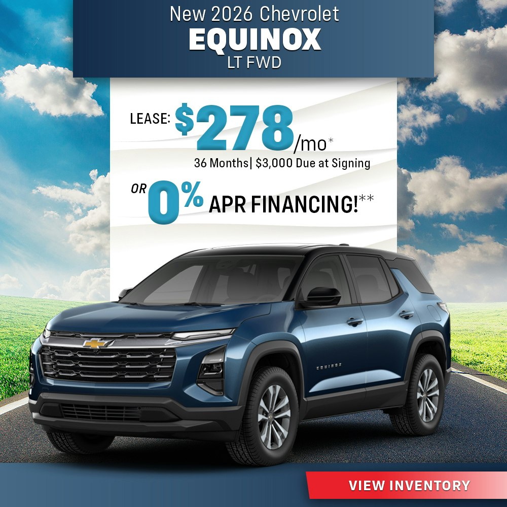 New 2026 Chevrolet Equinox LT FWD