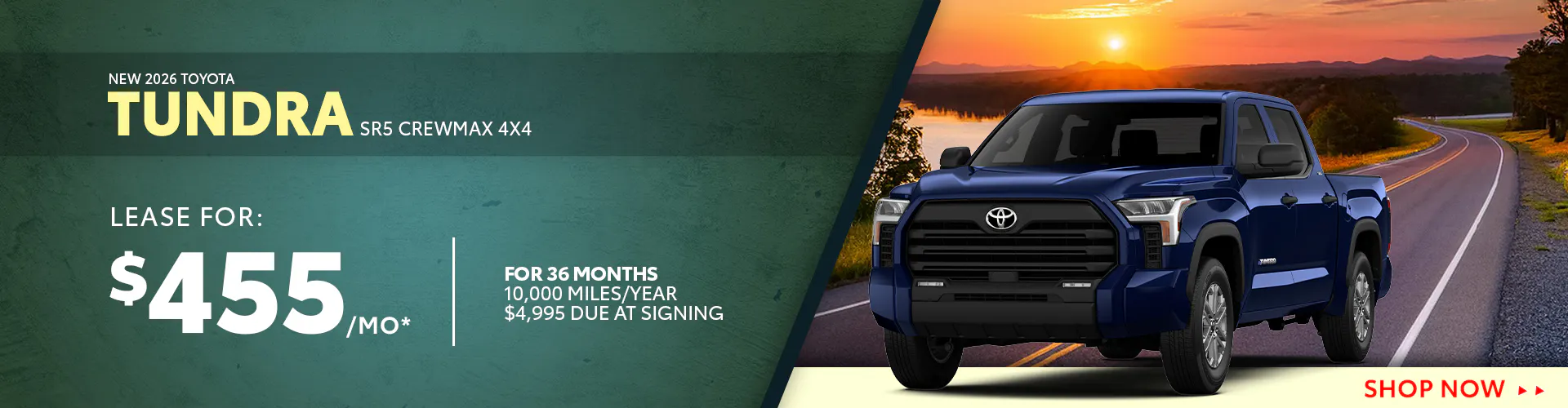 New 2026 Toyota Tundra SR5 CrewMax 4X4