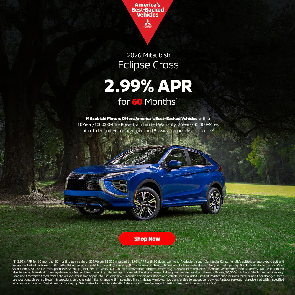 New 2026 Mitsubishi Eclipse Cross