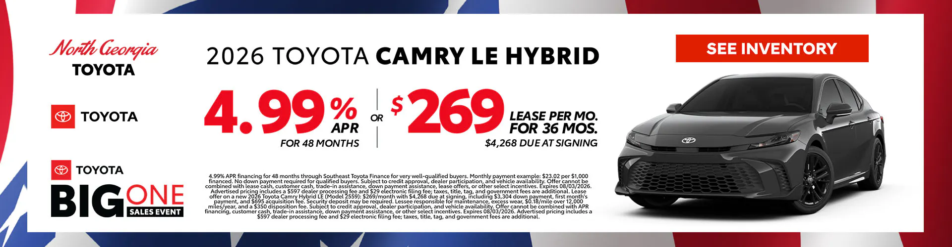 JULY – 2026 Camry Hybrid