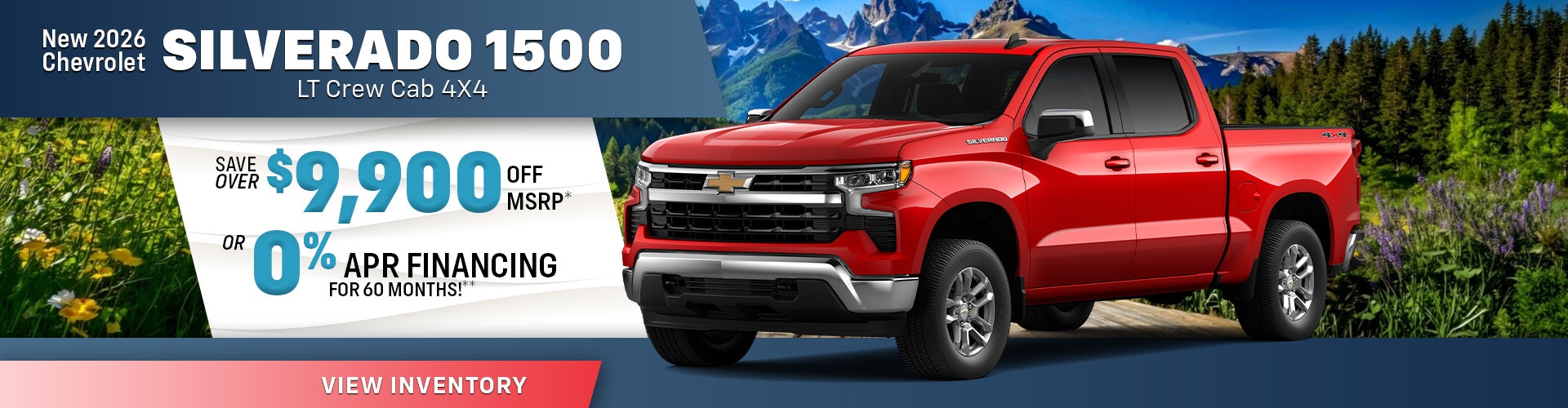 New 2026 Chevrolet Silverado 1500 LT Crew Cab 4X4