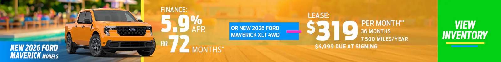 New 2026 Ford Maverick Models OR New 2026 Ford Maverick XLT 4WD