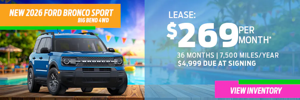 New 2026 Ford Bronco Sport Big Bend 4WD | Diehl Ford of Sharon