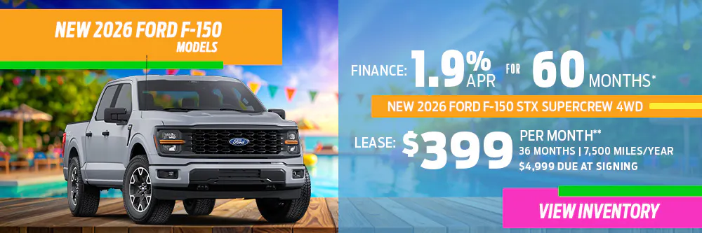 New 2026 Ford F-150 Models OR New 2026 Ford F-150 STX SuperCrew 4WD | Diehl Ford of Sharon
