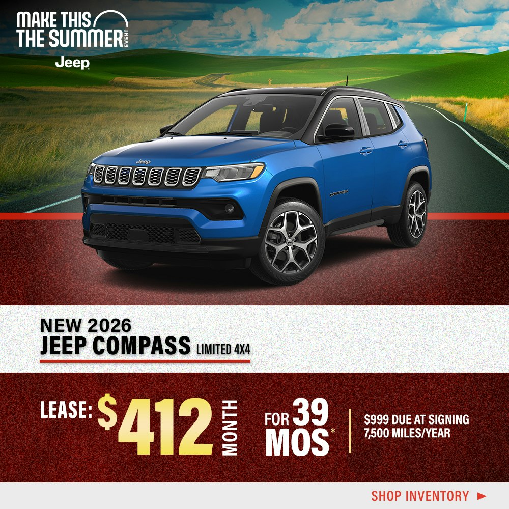 New 2026 Jeep Compass Limited 4X4