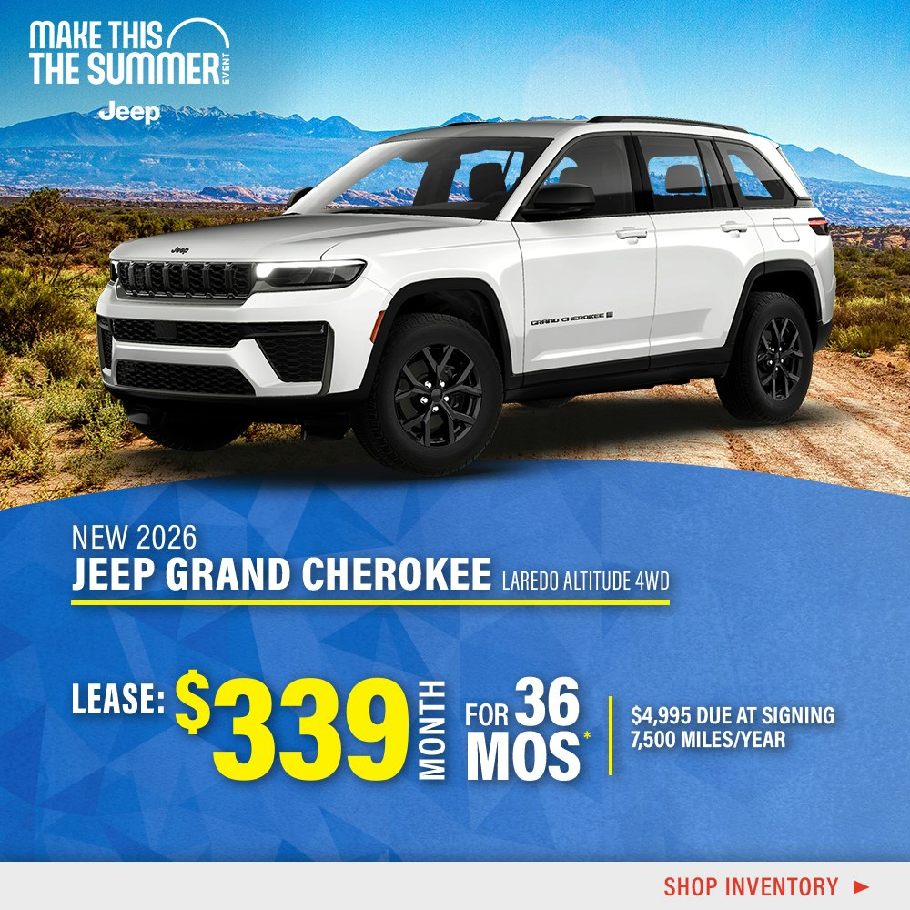 New 2026 Jeep Grand Cherokee Laredo Altitude 4WD