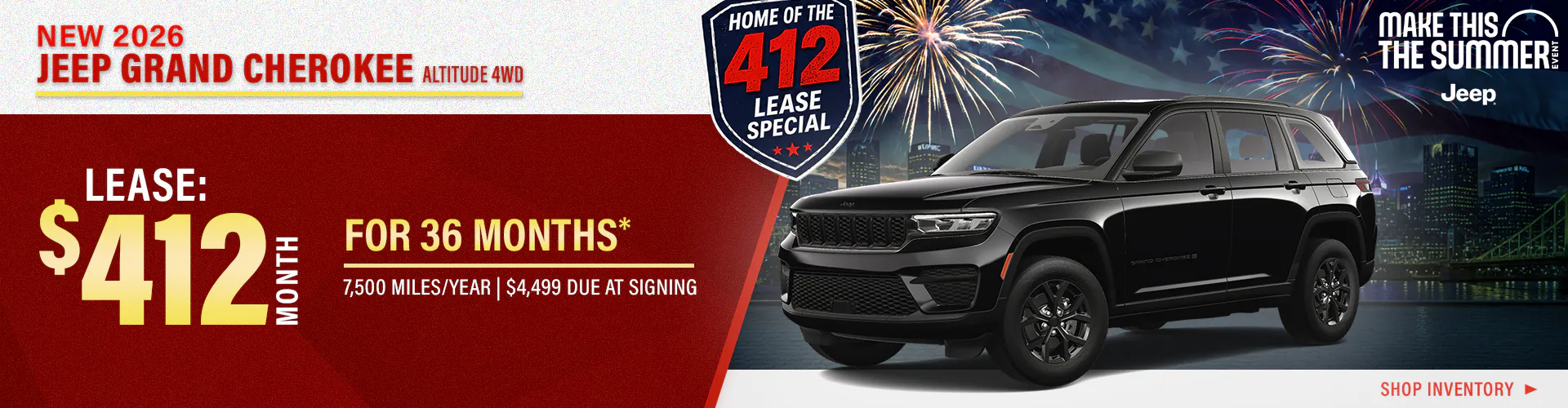 New 2026 Jeep Grand Cherokee Altitude 4WD